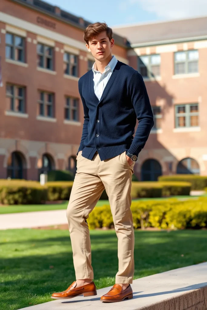 Boys Back to School Outfit: The Preppy Look