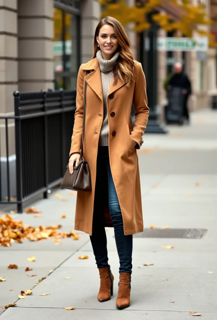 Fall Outfits for Women: The Chic Coat and Booties Ensemble