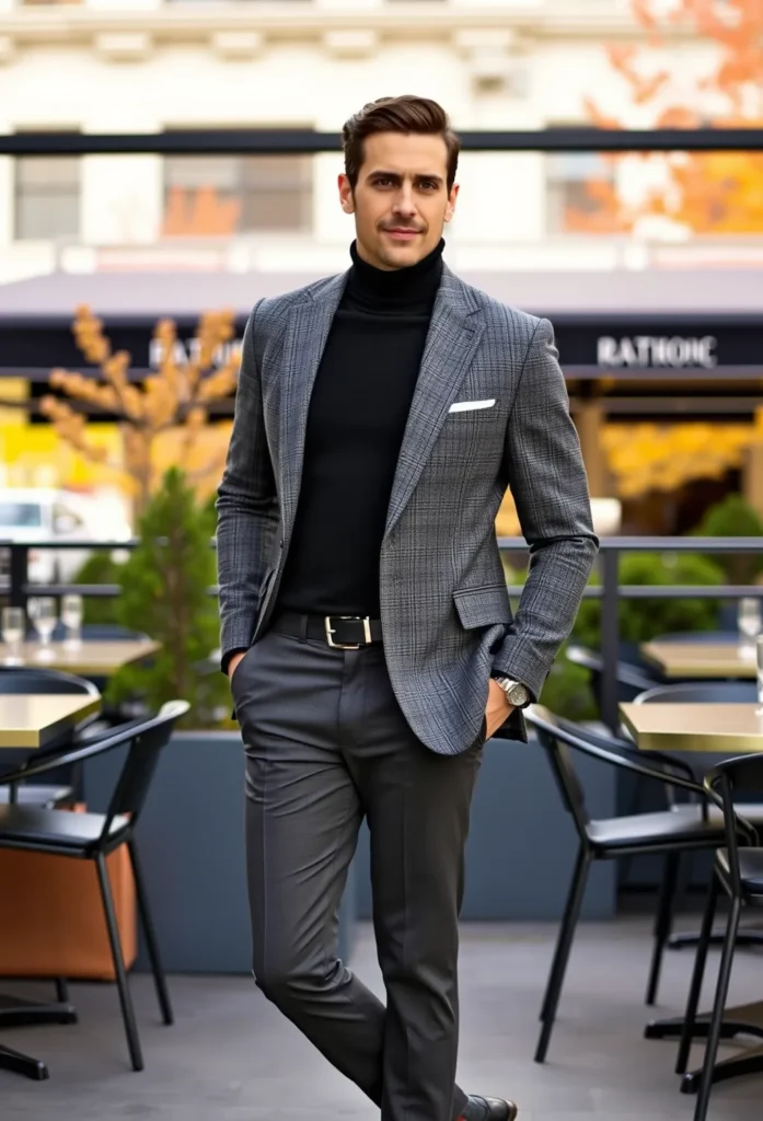 Men's Fall Outfits: Sophisticated Layering with a Blazer