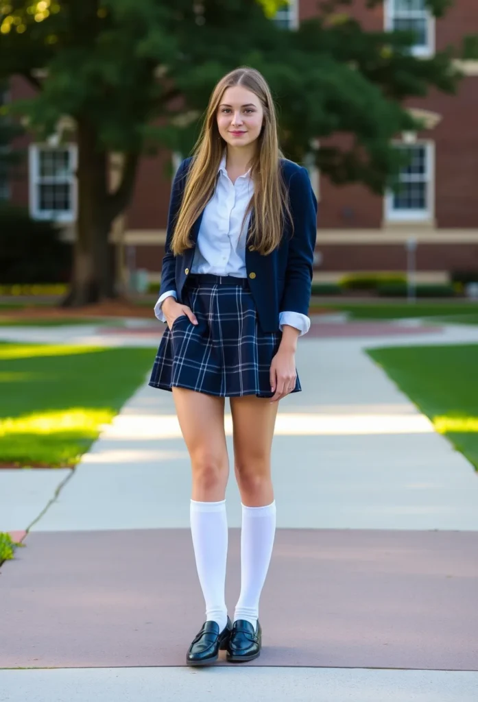 The Best Plaid Skirt Outfit: Classic Schoolgirl Vibes