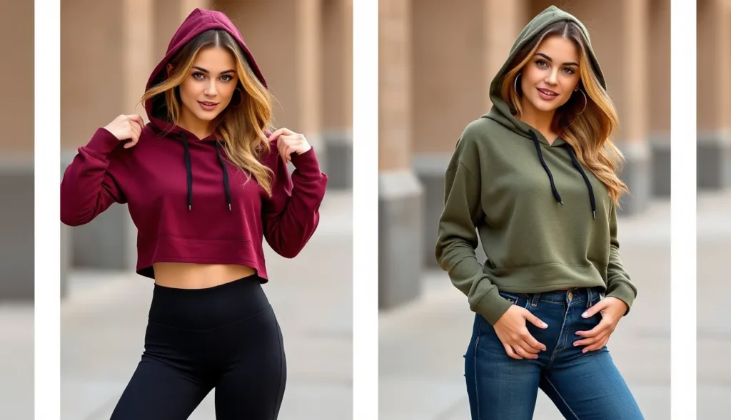 Essentials Hoodie Women: Cropped