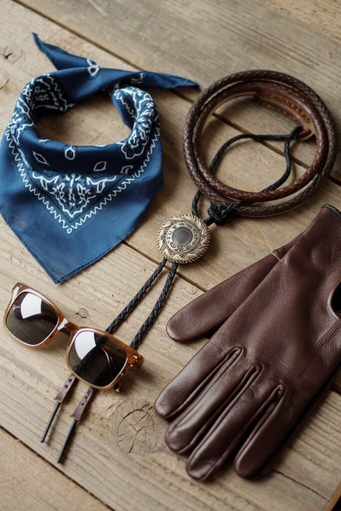 Cowboy Outfit for Men: Accessories